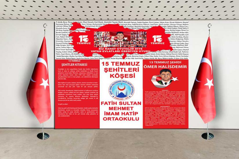 15 Temmuz köşesi, 15 temmuz demokrasi köşesi, 15 temmuz duvar giydirme, 15 temmuz posteri, 15 temmuz afişi, okul posterleri, okul donanımları, okul kapı giydirme