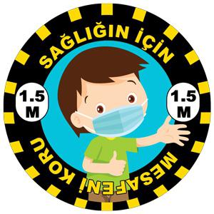 Sosyal mesafe bandı, sosyal mesafe sticker, okul sosyal mesafe sticker, sosyal mesafe etiketleri, okul etiketi, okul uyarı levhaları, temizlik etiketi, okul covid 19, covid 19 etiketi