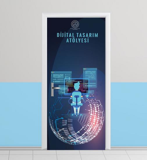 Digital tasarım atolyesi kapı giydirme