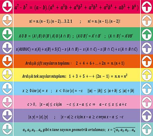 matematik merdiven yazısı