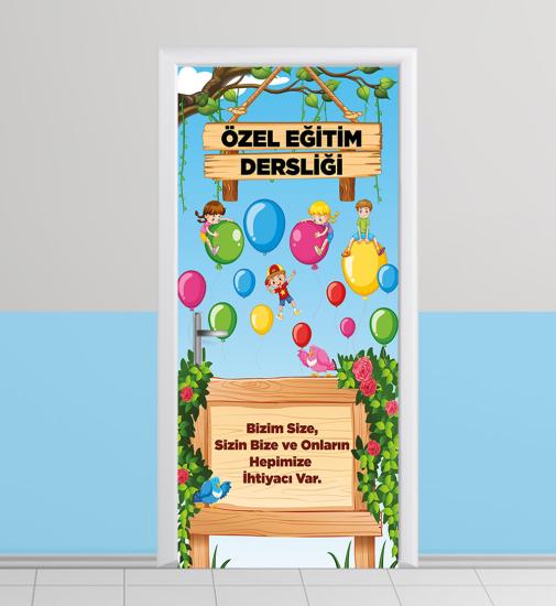 Özel eğitim sınıfı posteri