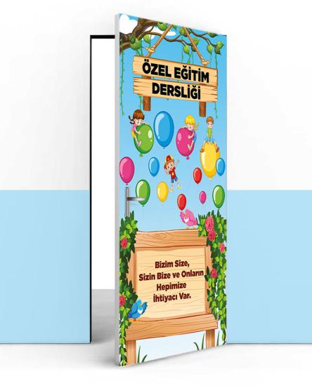 Özel eğitim sınıfı posteri