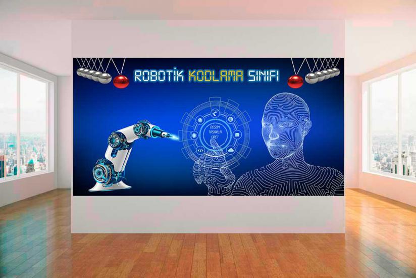 robotik kodlama, robotik koldama sınıfı, stem sınıfı, robotik kodlama duvar giydirme, robotik kodlama kapı giydirme, stem duvar giydirme, teknoloji sınıfı, teknoloji kapı giydirme, kodlama posteri, ko