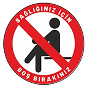 Sosyal Mesafe Oturma Düzeni Sticker uygun fiyat hızlı kargo seçeneği ile sipariş verebilirsiniz.